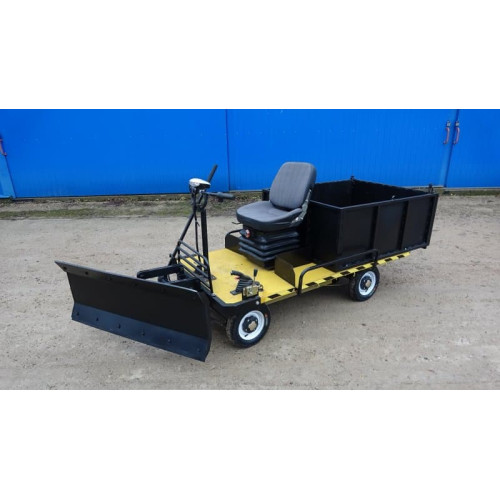 Грузовая электротележка- уборщик БЛ-1750 (для сельхозпредприятий)