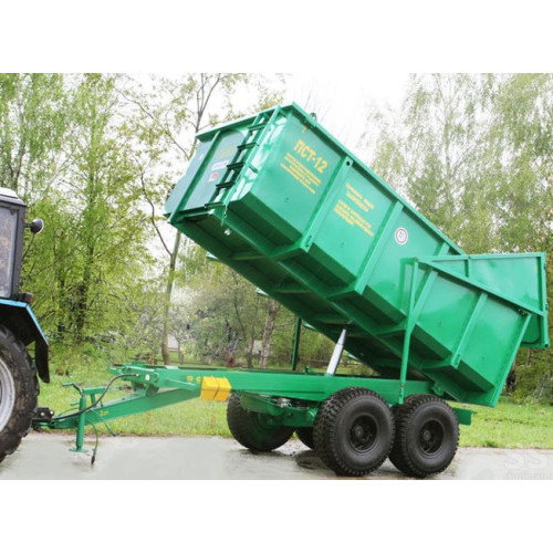 Полуприцеп самосвальный тракторный ПСТ-12