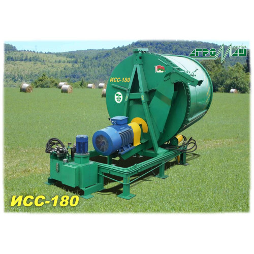 Измельчитель рулонов соломы стационарный ИСС-180