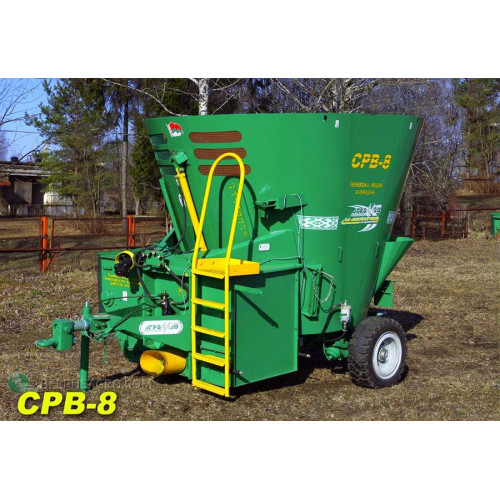 Кормораздатчик с выгрузным конвейером СРВ-8