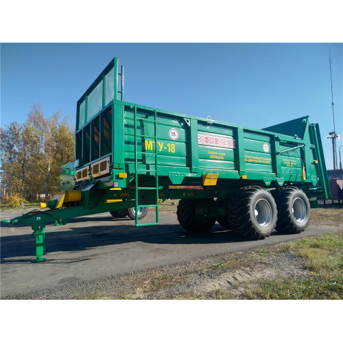 Машина для внесения твердых органических удобрений МТУ-18